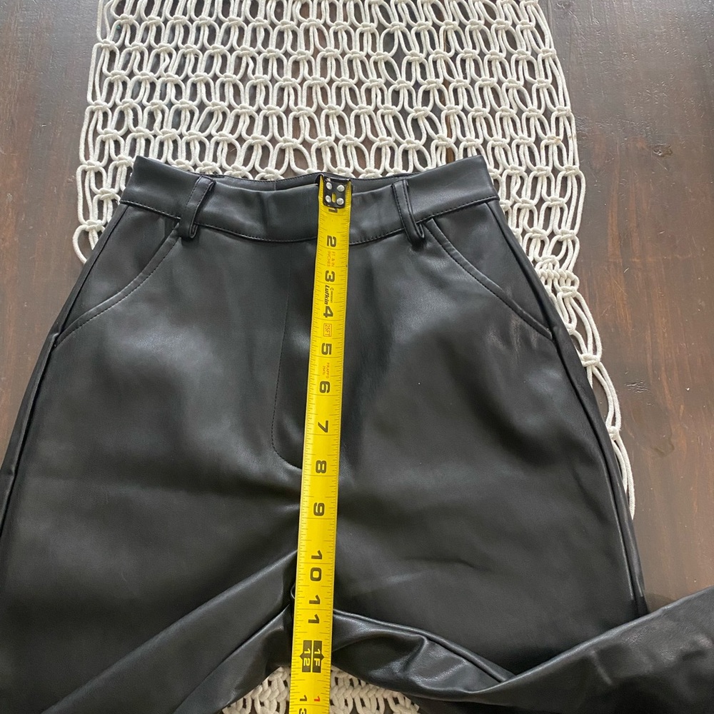 Meshki Tyra vegan leather high waist pants - Picture 3 of 10